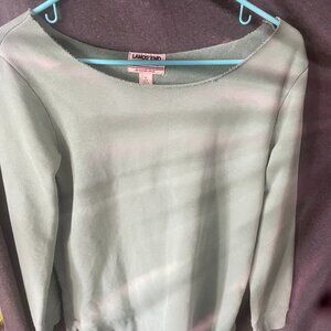 Lands Ends off shoulder sweater